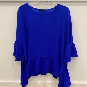 Vibrant Blue top by Gibsonlook